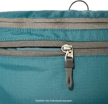 Татонка Іліум L - поясна сумка (бананка) з трьома кишенями на блискавці, чорна - для чоловіків та жінок, 37 x 16 x 10 см