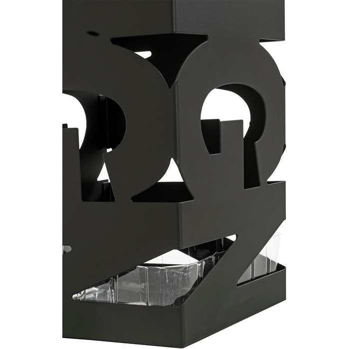 Підставка для парасольки HAKU Möbel, білий метал, 16x48x16 см, сучасний стиль