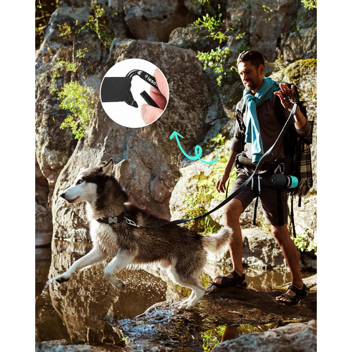 Складана пляшка для води для собак Lesotc 800 мл, блакитний колір, для прогулянок, подорожей та кемпінгу