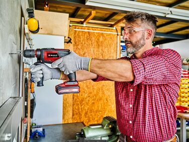 Акумуляторний ударний дриль Einhell TE-ID 18 Li-Solo Power X-Change (18 В, Li-Ion, 13 мм, без акумулятора та зарядного пристрою)