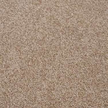 Килим Kurzflor SANAT для вітальні - однотонний сучасний килим для спальні, кабінету, офісу, коридору, дитячої кімнати та кухні - Бежевий, 120 x 170 см, прямокутний