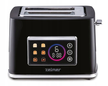 Тостер Zelmer ZTS8065, чорний, 780 Вт