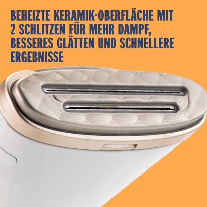 Conair Turbo ExtremeSteam: праска з парою, 5 режимів, 25 г/хв, швидкий нагрів, 3 насадки, білий/бежевий, EU