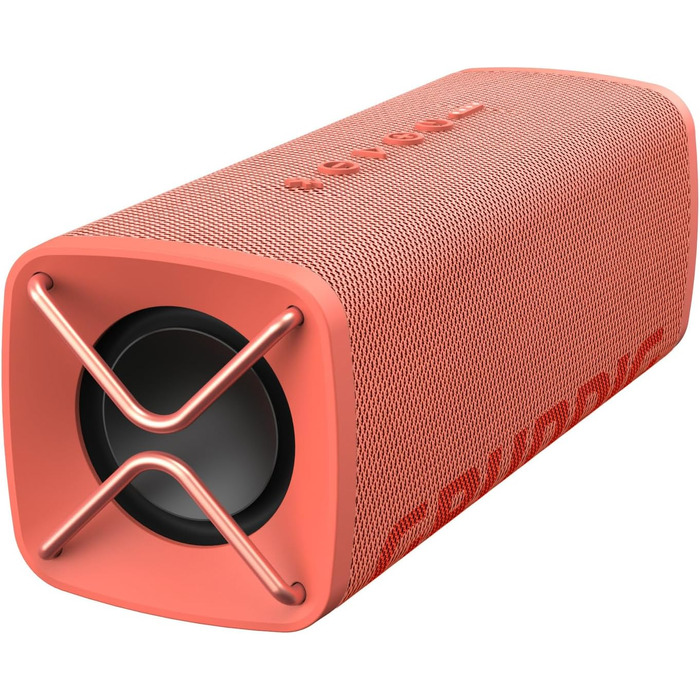 Grundig GBT Club Coral: Bluetooth колонка 20 Вт, червона, водонепроникна, з Power Bank, до 20 годин роботи