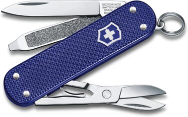 Мультитул Victorinox Classic SD Alox: Швейцарський ніж, 5 функцій, з файлом для нігтів (Night Dive)