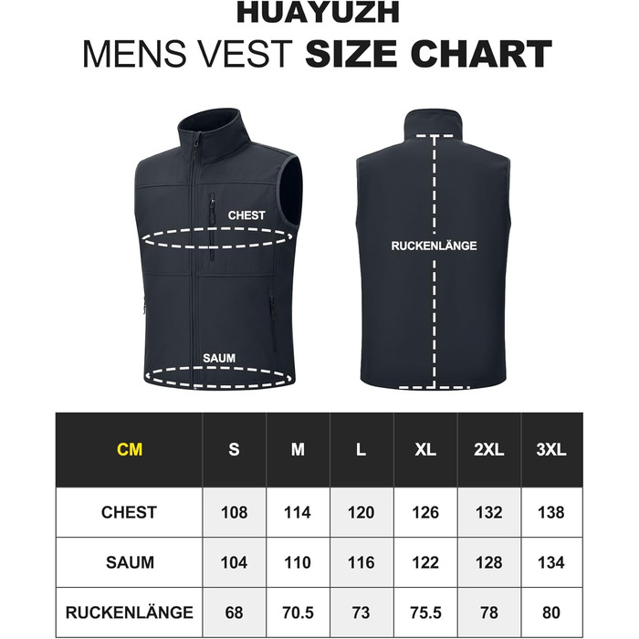 Чоловіча куртка Weste Outdoor з софтшелла, водонепроникна та вітронепроникна, з флісовою підкладкою, для походів, сіра (M)