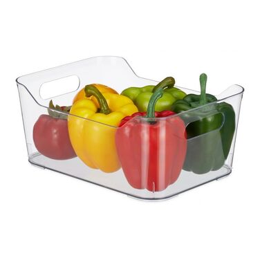 Relaxdays Refrigerator Organizer with Handles
