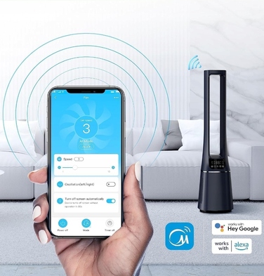 Колонний вентилятор-очисник повітря 2 в 1 Midea MFP-120i (BL) з HEPA-фільтром H13