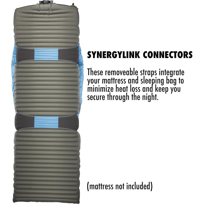 Сплячий мішок Therm-a-Rest Questar, 6°C, Regular, для туризму та кемпінгу