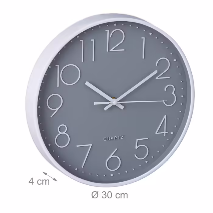 Relaxdays Modern Wall Clock