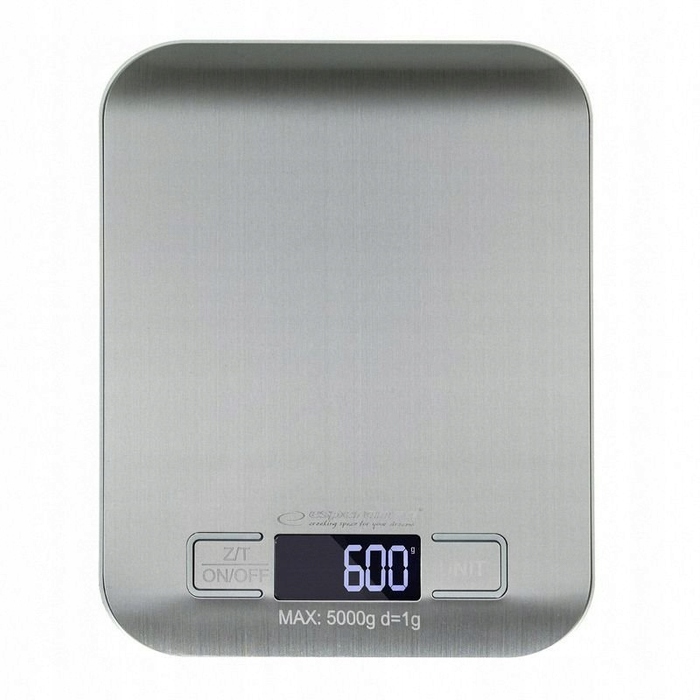 Кухонний ваги Esperanza ILK-EKS001, сріблястий/сірий, 5 кг