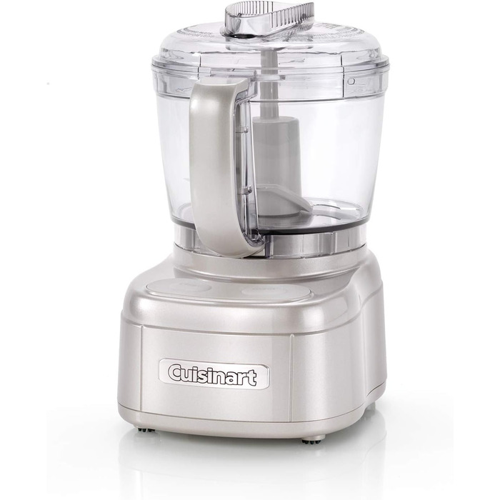 Cuisinart Mini Prep Pro, compact mini food processor, onion chopper, mixer mill, spice mixer, pulse function and drizzle holes, 900 ml capacity, dishwasher safe, easy to use, Frosted Pearl