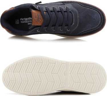 ARRIGO BELLO Чоловічі кросівки для активного відпочинку, спортивні, для прогулянок та подорожей, розмір 41-46, блакитний