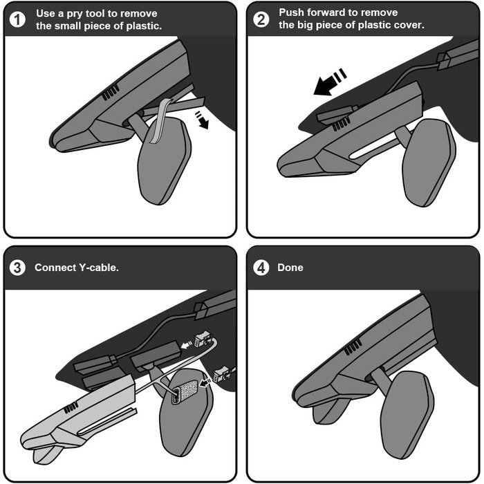 Відеореєстратор Fitcamx 4K UHD для Hyundai IONIQ 5 (2022-2024) SEL Limited з автозатемненням дзеркала, WiFi, нічна зйомка, G-сенсор, 64GB, Plug & Play