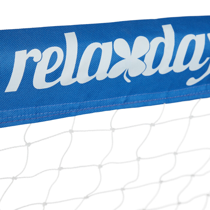 Relaxdays 2-Piece Blue Football Goal Set