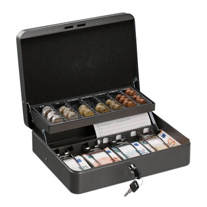 Cash Box з дошкою для підрахунку євромонет