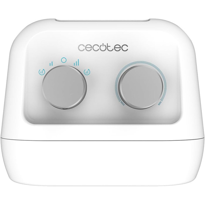 Керамічний обігрівач Cecotec Ready Warm 6100 з обертанням. Керамічний нагрівач з коливанням, режими тепла та холодного повітря, 3 режими роботи, регульований термостат, захист від перекидання, 20 м², білий, 1500 Вт