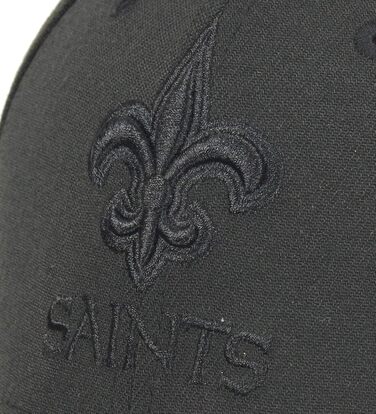 Кепка бейсбольна New Era NFL 39thirty Saints (Новий Орлеан) чорна, розмір M-L