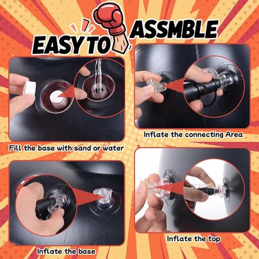 Дитячий боксерський мішок Ninonly Standbox 160см з рукавичками. Міцний PVC, для карате, тхеквондо. Подарунок для дітей 3-12 років