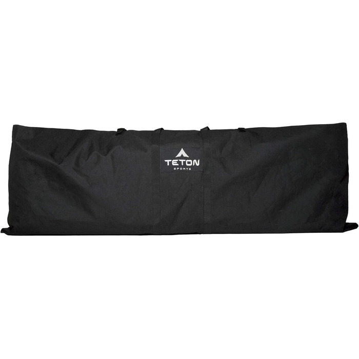Кемпінгове ліжко TETON Sports Adventurer Limited Edition для дорослих, чорне | Розмір 75.5' x 25'