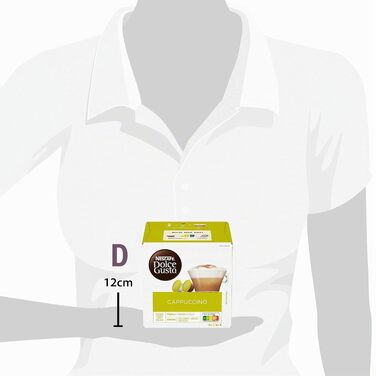 Кавові капсули NESCAFÉ Dolce Gusto Cappuccino, 3 упаковки по 16 капсул (48 шт)