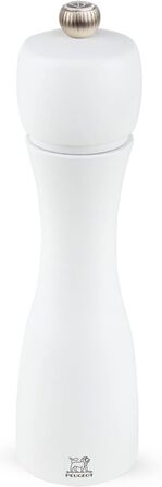 Набір для солі та перцю Peugeot Tahiti, дерев'яний, білий/чорний, регулювання помелу, 20 см