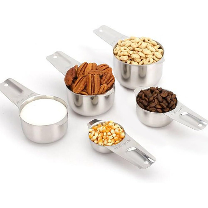 Measuring Cup Set, 13-Piece Set, Measuring Cups, Kitchen Measuring Cups, Stainless Steel Handle, for Cooking, Professional Utensil