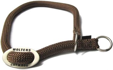 Вольтерс | Нашийник-сліп з регулюванням розміру Tabac | L 45-55 x 1,3 см