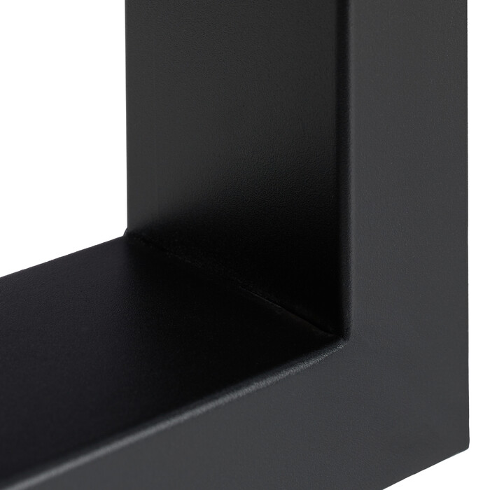 Relaxdays 2-Piece Black Table Feet Set