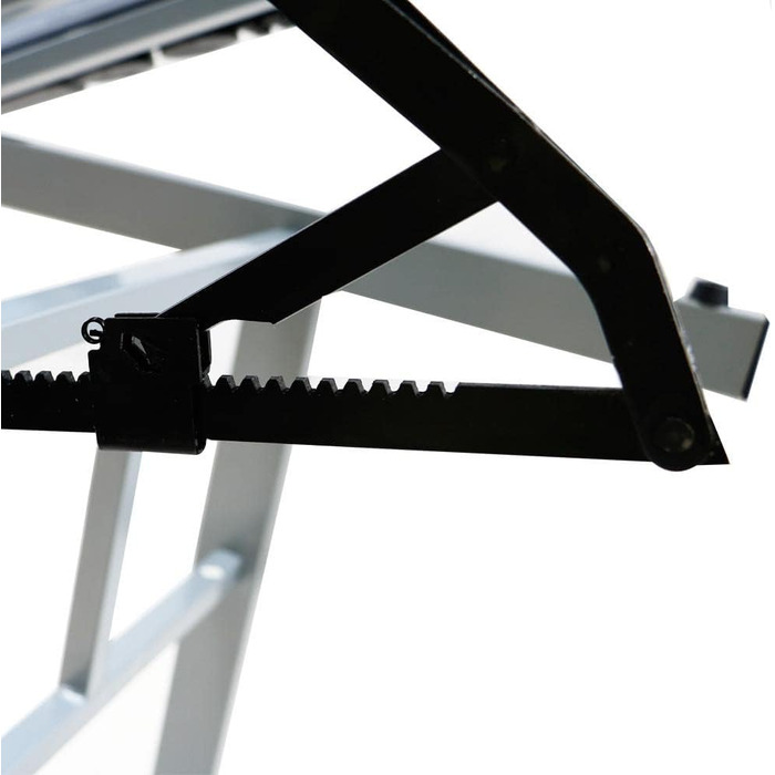 Yaheetech Adjustable Drafting Table - Tilting Glass Top Desk for Architects, Artists & Painters - 90cm x 60cm