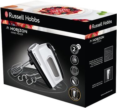 Міксер Russell Hobbs Desire Red з 5 швидкостями та функцією імпульсу, 350W