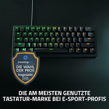 Razer Huntsman V3 Pro Mini - Механічна клавіатура для геймерів 60% з аналоговими оптичними перемикачами | US-Layout | Чорний