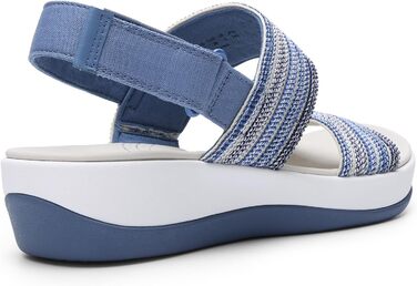 Сандалі жіночі DREAM PAIRS для піших прогулянок, блакитні, розмір 40.5 EU, легкі, з м'якою устілкою та низьким каблуком