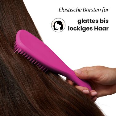 Тізер Tangle Teezer Ultimate Detangler – Щітка для розчісування мокрого та сухого волосся. Розплутує всі типи волосся, зменшує ламкість та видаляє ковтуни. Чорний (Electric Raspberry)