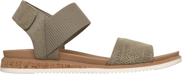 Сандалі жіночі Skechers Desert Kiss низький хід 39 EU оливково-зелені