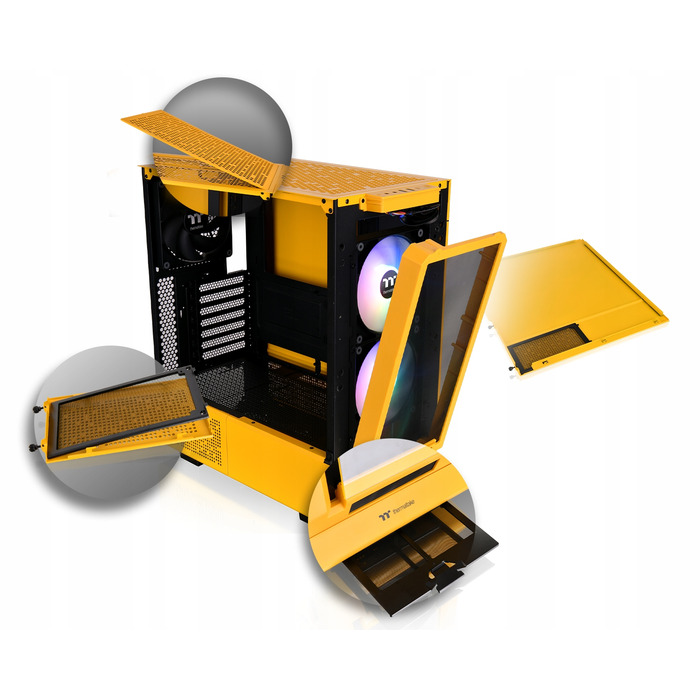 Корпус Thermaltake Ceres 350 MX Midi Tower, жовтий