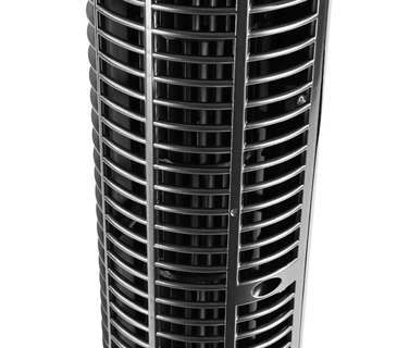 Колонний вентилятор Powermat SATIN TOWER-80, сріблястий/сірий