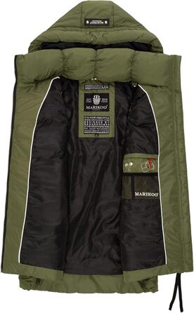 Жіноча степкова жилетка MARIKOO B898 M, оливковий колір (Dusty-Olive)