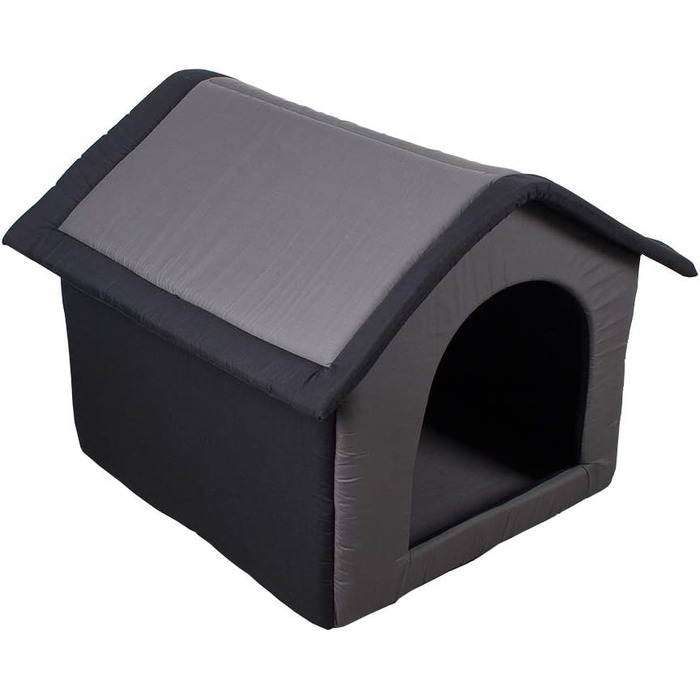 SunnyDogs Grey Fabric Dog House - L 64 x 57 x 60 cm