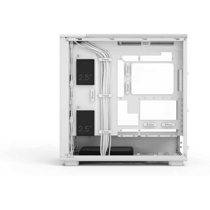 Комп'ютерний корпус Fractal Design Epoch XL White з темперованим склом, сітчастою передньою панеллю та 3 вентиляторами Momentum 12