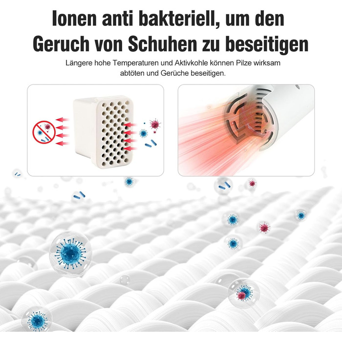 Електрична сушарка для взуття ColorSub з 4 режимами, для видалення запаху та сушіння в дощову, хмарну або снігову погоду
