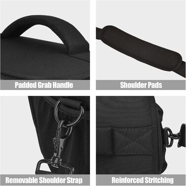 Захисний футляр для дзеркальної камери Cwatcun, вологостійкий, для Canon, Nikon, Sony, Fuji, DLR/LR, чорний, XL