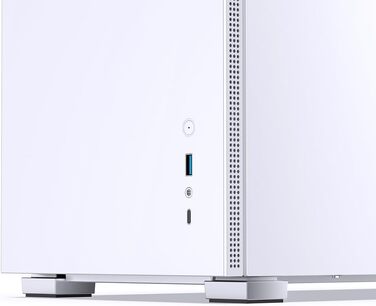 Корпус JONSBO D31 mATX з загартованим склом, білий