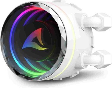 Sharkoon S90 RGB - Система водяного охолодження AIO 360 білого кольору