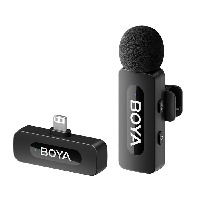 Мікрофон Boya BY-V10 USB-C: бездротовий мініатюрний мікрофон з шумозаглушенням для Android, смартфонів, ноутбуків, YouTube, подкастів, Facebook, Vlogging