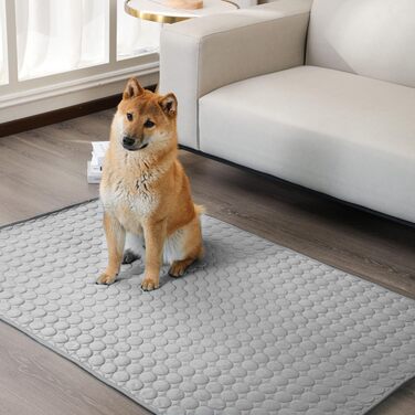 Килимок охолоджуючий для собак YXHZVON, 150 x 100 см, 2XL, сірий. Охолоджуючий килимок для собак, літній, миючий, для дому, машини, в дорогу