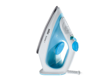 Парова праска Braun TexStyle 1, синя, керамічна підошва, 2000 Вт, 220 мл