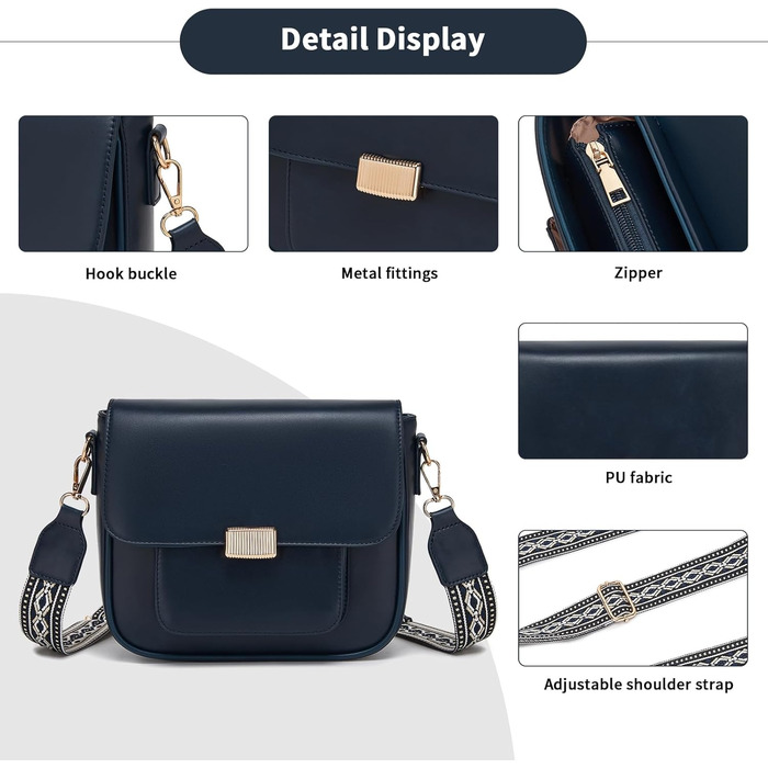 Сумка жіноча Miss Lulu середнього розміру через плече з екошкіри та замші вінтажний блакитний (2513)