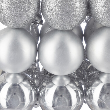 Relaxdays Set of 50 Christmas Baubles