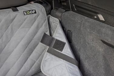 Ремінь безпеки для собак Loop для заднього сидіння авто, з карабіном, регульована довжина 60-80 см, аксесуар до килимка для собак NIMM Mich MIT (LOOP-DMK5000)